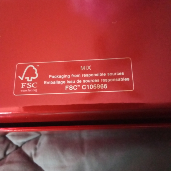 BOX ONLY Jimmy Choo I Want Choo Red Glitter Luxury Fragrance Storage Box - Picture 3 of 8